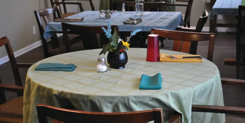 Senior living kitchen at Adava Care Fardale in Milwaukee, WI