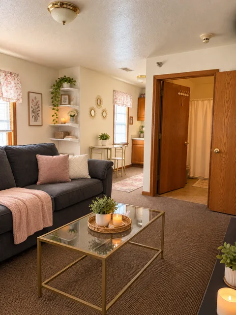 Apartment living space at Adava Care of Hartland in Hartland, WI