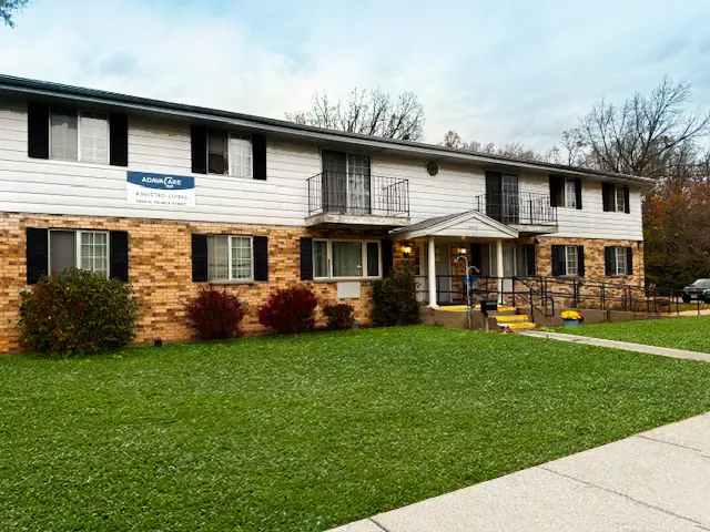 Assisted living building exterior at Adava Care Magnolia in Milwaukee, WI