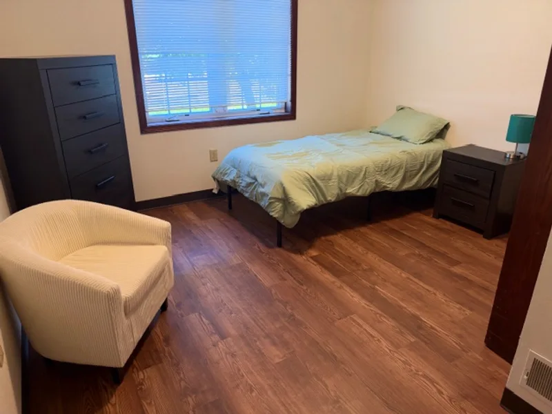 Memory care model room at Adava Care St. Francis in St. Francis, WI